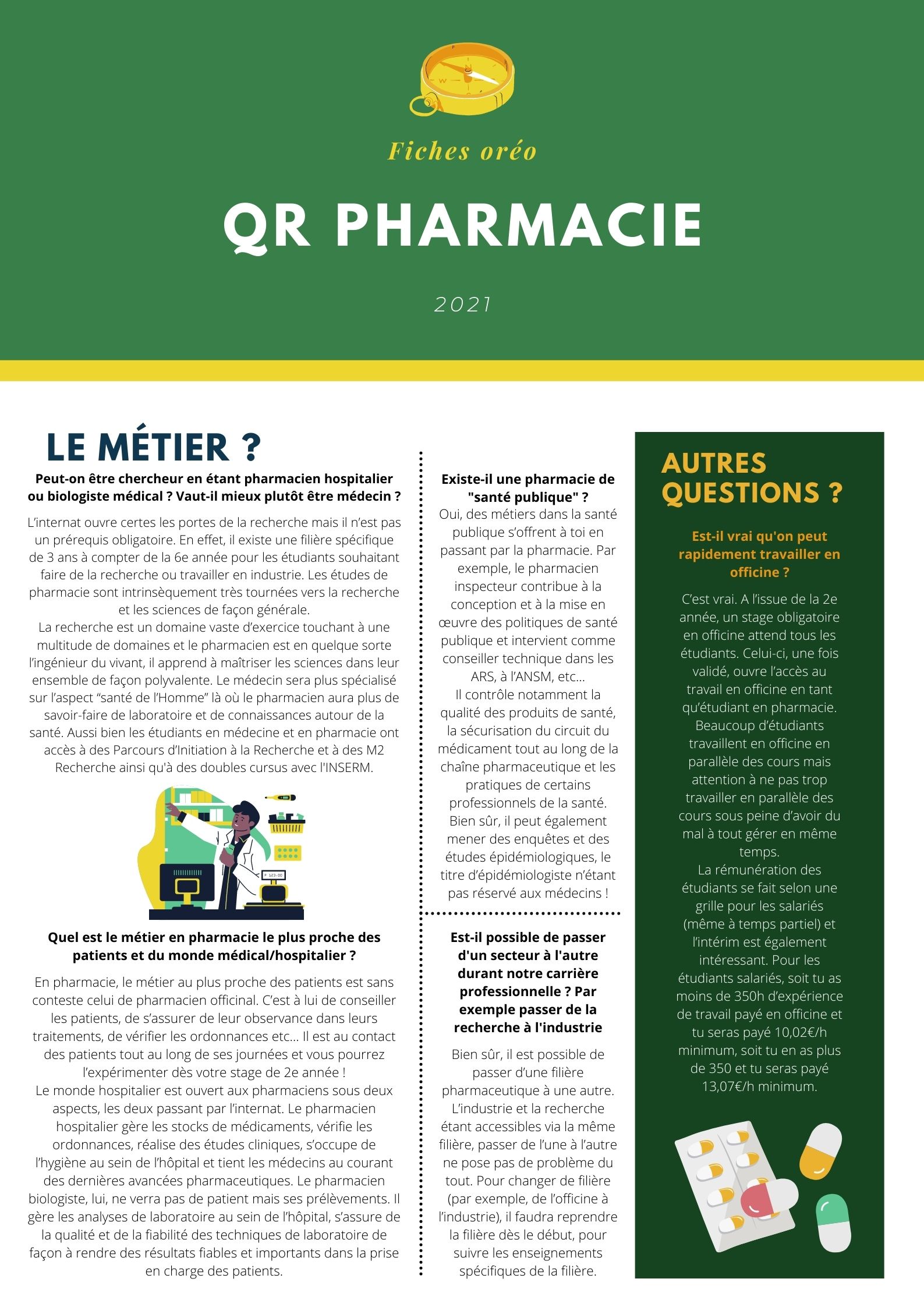 Affiche filière Oréo Pharma 1